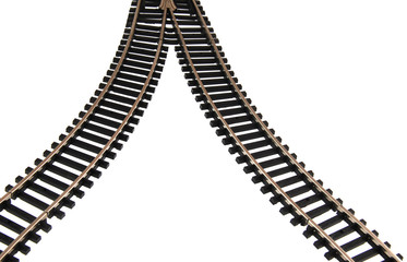 Naklejka premium Railroad Track