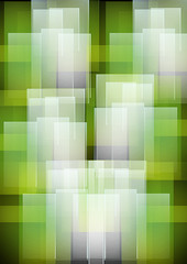 Abstract green white geometric patterns background
