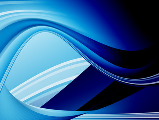 blue curves