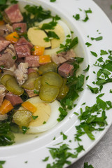 Sülze mit Rindfleisch