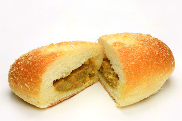 bread which curry is in