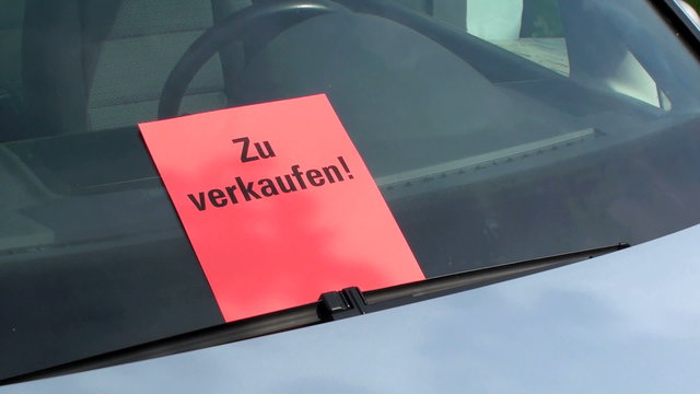auto zu verkaufen