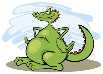 cheerful dragon