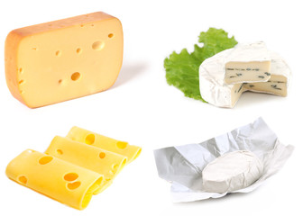 Set of cheeses
