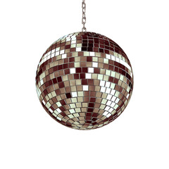 disco ball - isolated on white background