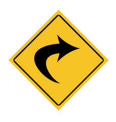 Directional traffic sign