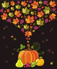 Naklejka premium Thanksgiving Design