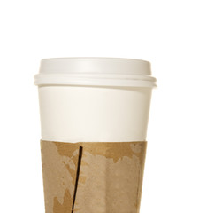 Take out coffee or tea drink cup with protective holder