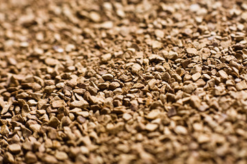 texture from coffee granules