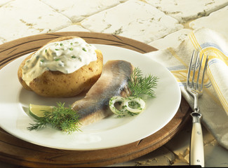 Hering matjes Teller