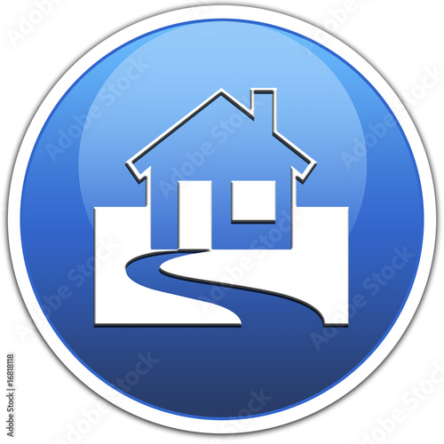 "Haus Symbol rund" Stockfotos und lizenzfreie Bilder auf ...