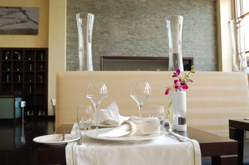 Restaurant in luxury hotel, UAE