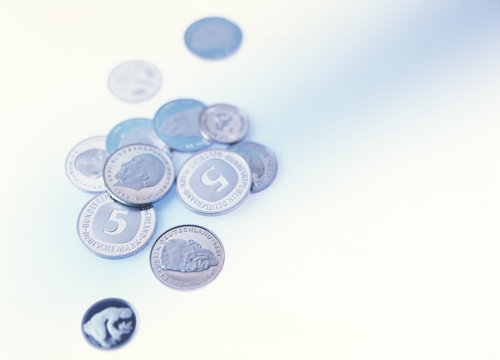 Münzen Dmark Geld Währung