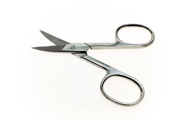 Open scissors