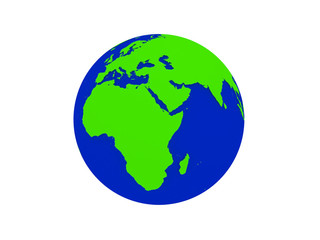 green Earth europe africa asia