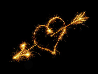 Heart from sparks