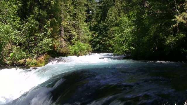 Cascading river video
