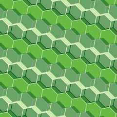 Fototapeta na wymiar Seamless green tile pattern