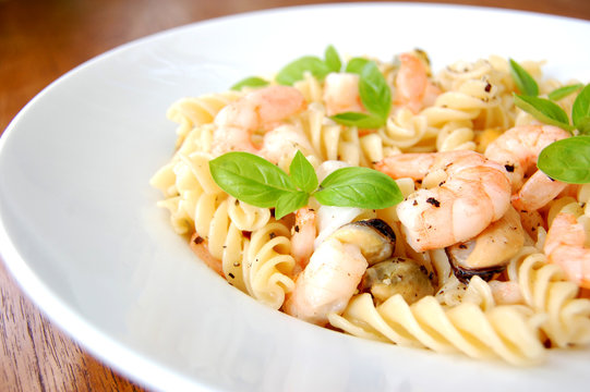 Pasta seafood