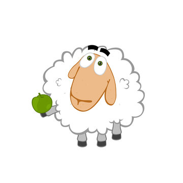 Sheep that gives you an apple