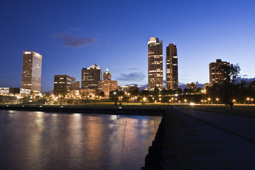 Fototapeta na wymiar Niebieski Milwaukee