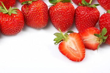 Fresh and tasty strawberries