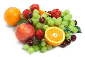 Still-life of fresh fruit