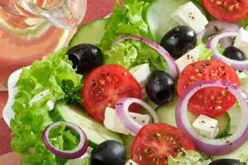 Greek Salad Close Up