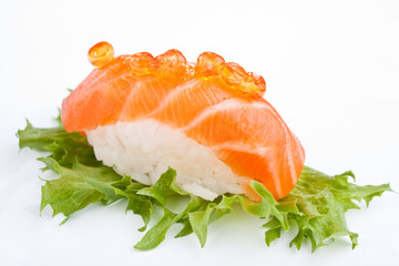 salmon sushi
