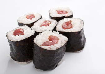 six tuna rolls