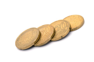 Euro coins