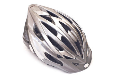 Fototapeta premium Bicycle helmet isolated
