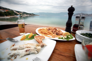 Seafood Lunch by the Sea