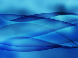 Abstract Composition with lines and curves