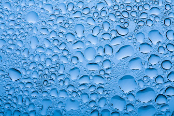 blue water drops background