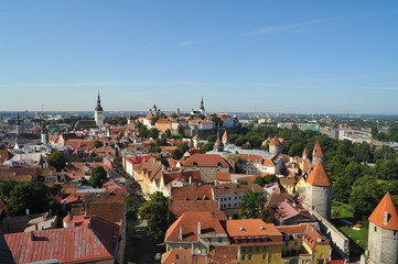Obraz premium tallinn town