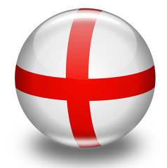 Obraz premium Kugel England Fahne