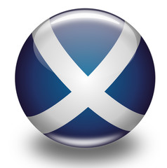Kugel Schottland Fahne