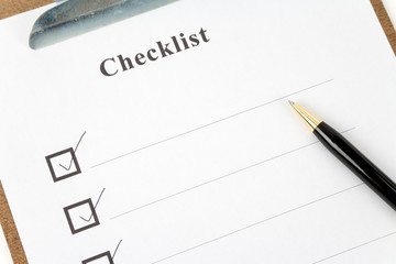 Checklist