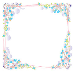 Floral frames for photos