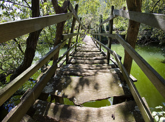 Old footbridge