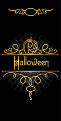 ornate halloween flayer