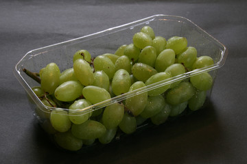 Weintrauben kernlos in der Schale