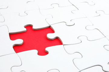 Fototapeta premium abstract jigsaw puzzle background