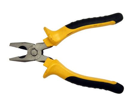 opened pliers