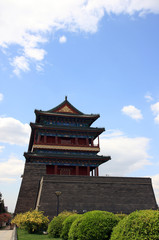 Old gate tower in Beijing