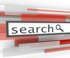 Search Bar - Website Magnifying Glass