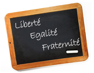 Obraz premium liberté égalité fraternité