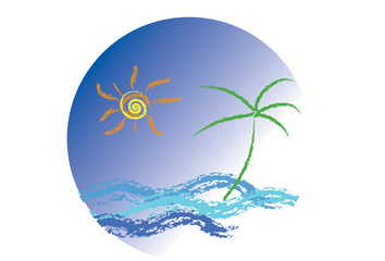 Fototapeta na wymiar travel logo