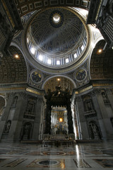 Fototapeta na wymiar Świętego Piotra w Rzymie